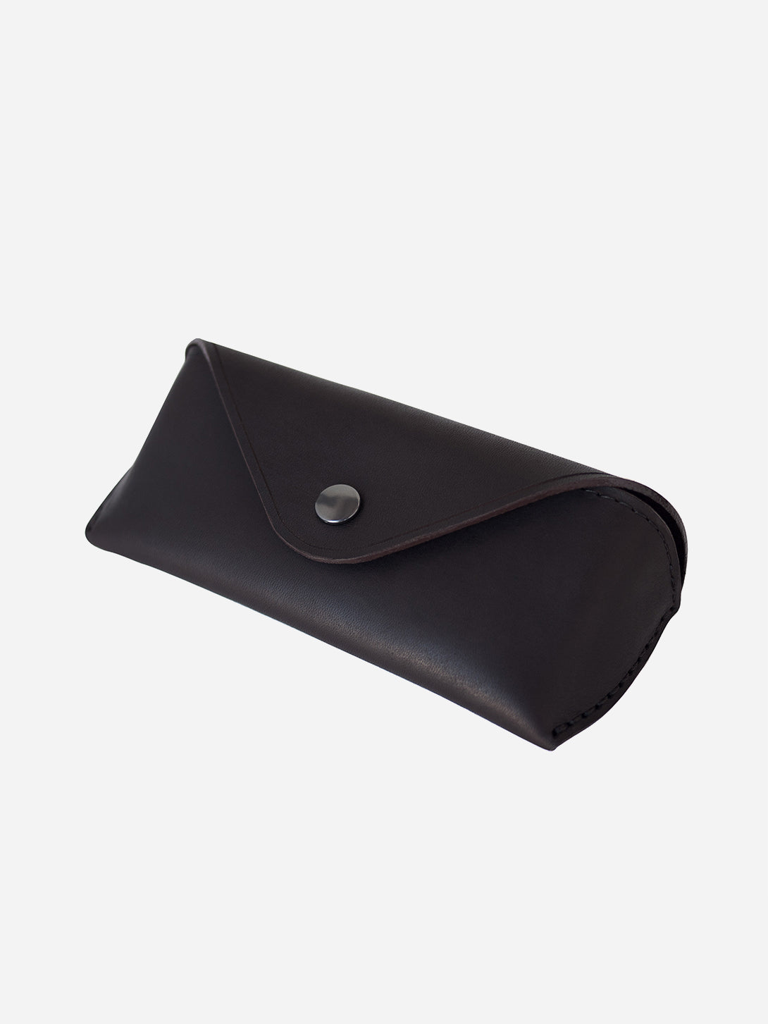 UMBER mens glasses case brown leather eyewear sleeve makr