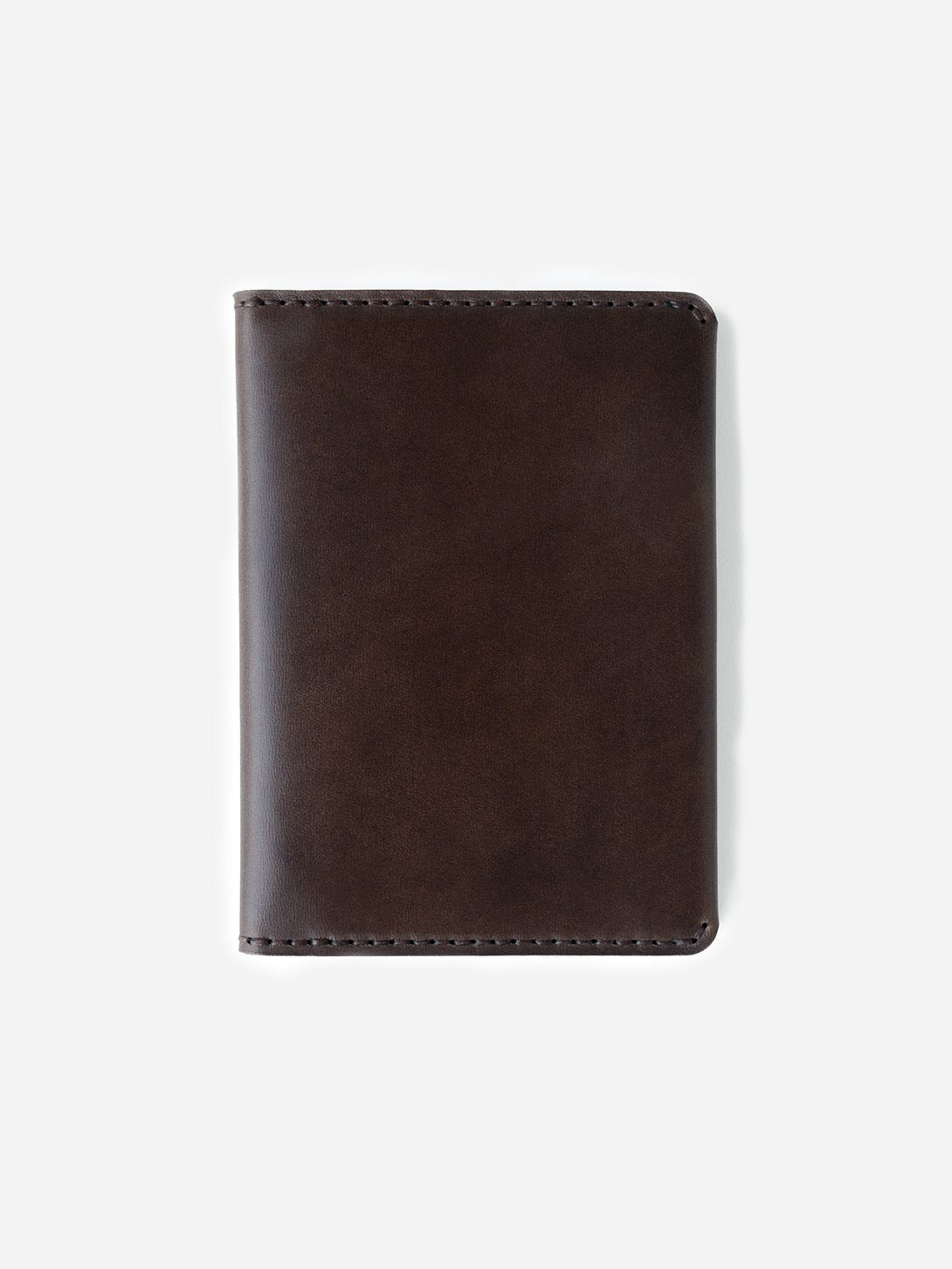 BARK mens leather wallet brown bifold passport wallet makr