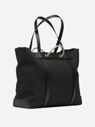 COAL men and women unisex weekend bag black canvas and black leather m/s seaside mismo 
