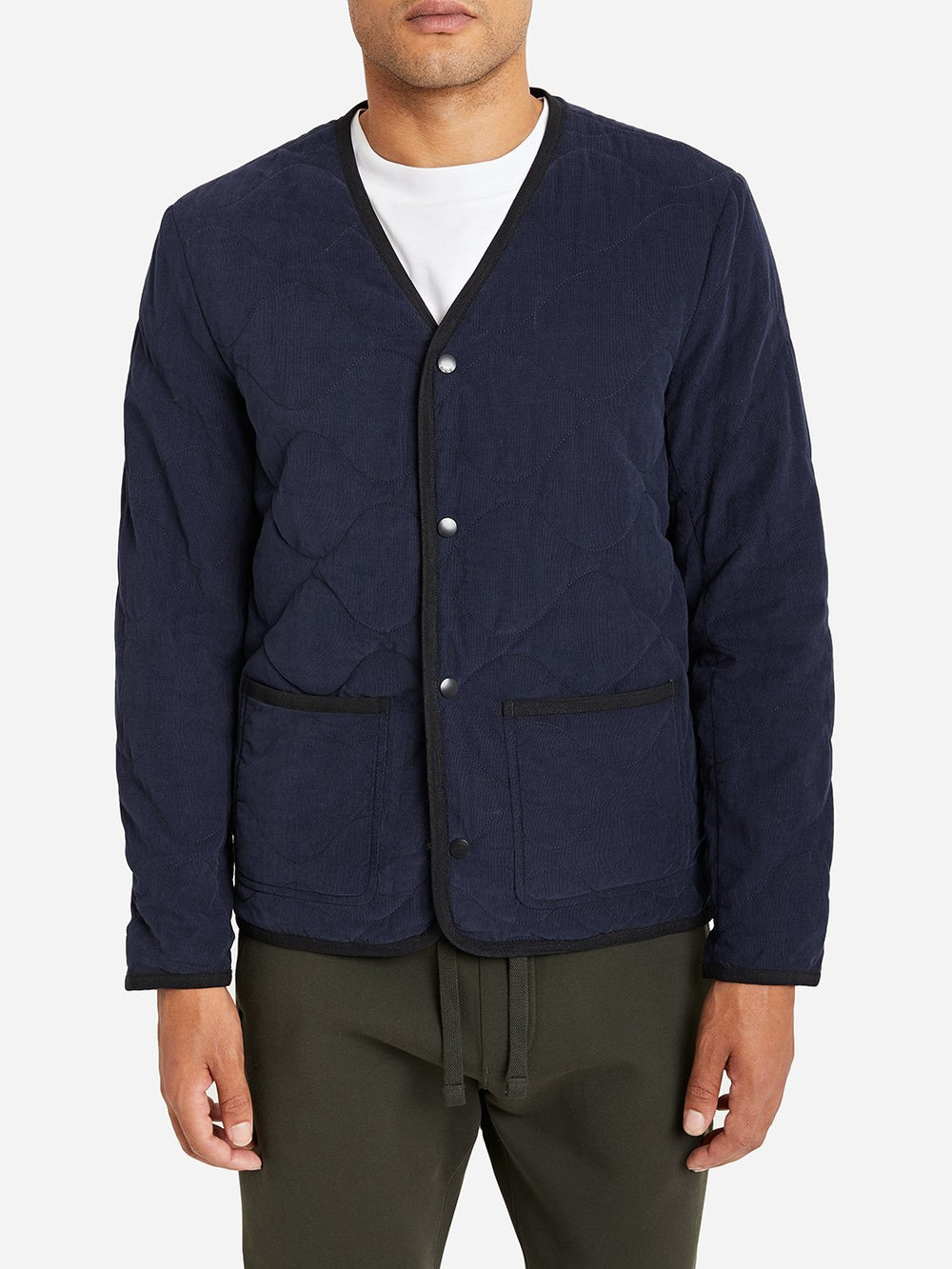 NAVY jacket for men crescent jacket ONS clothing