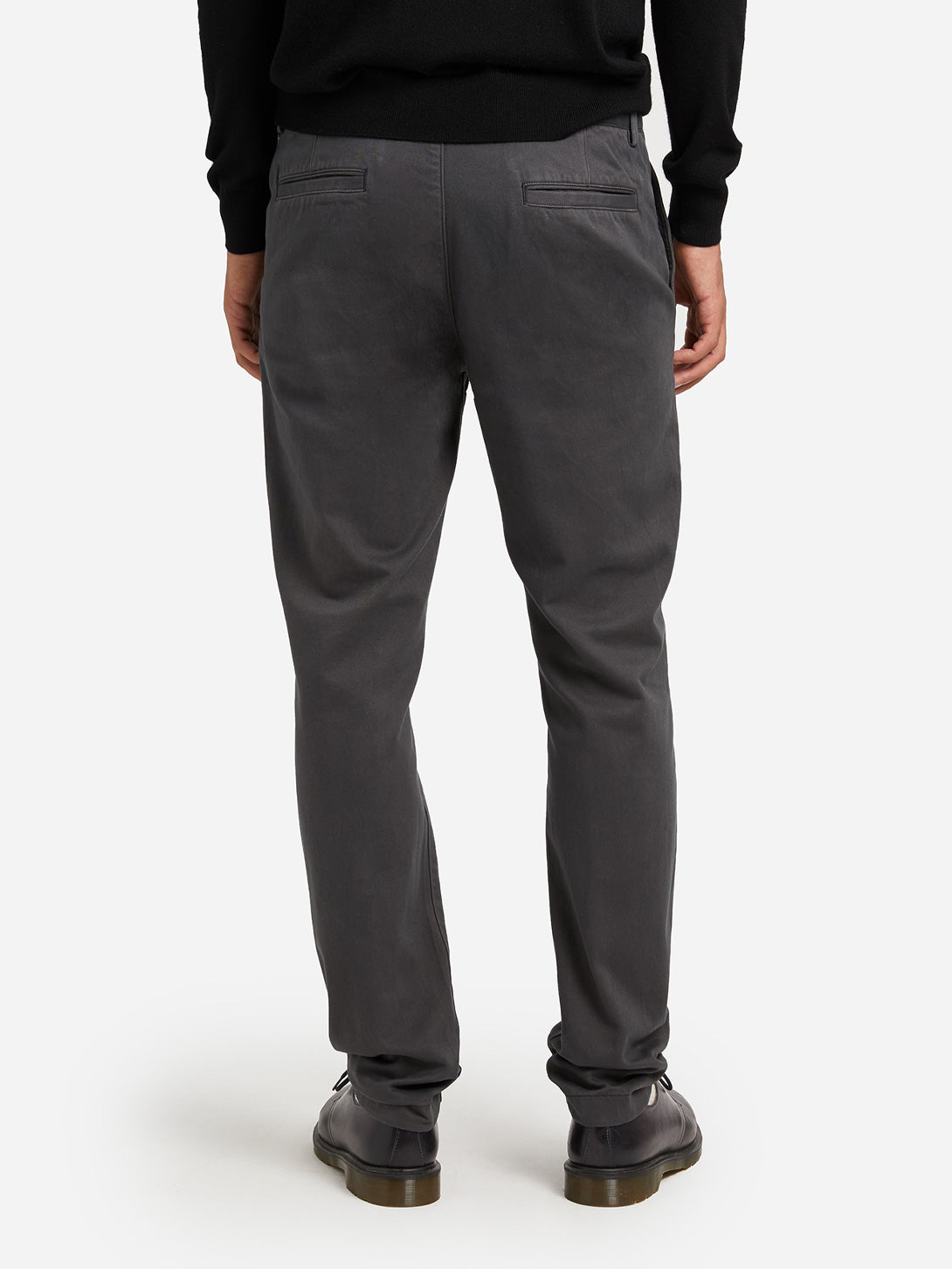 CHARCOAL GREY mens chino pants rider chino ons clothing