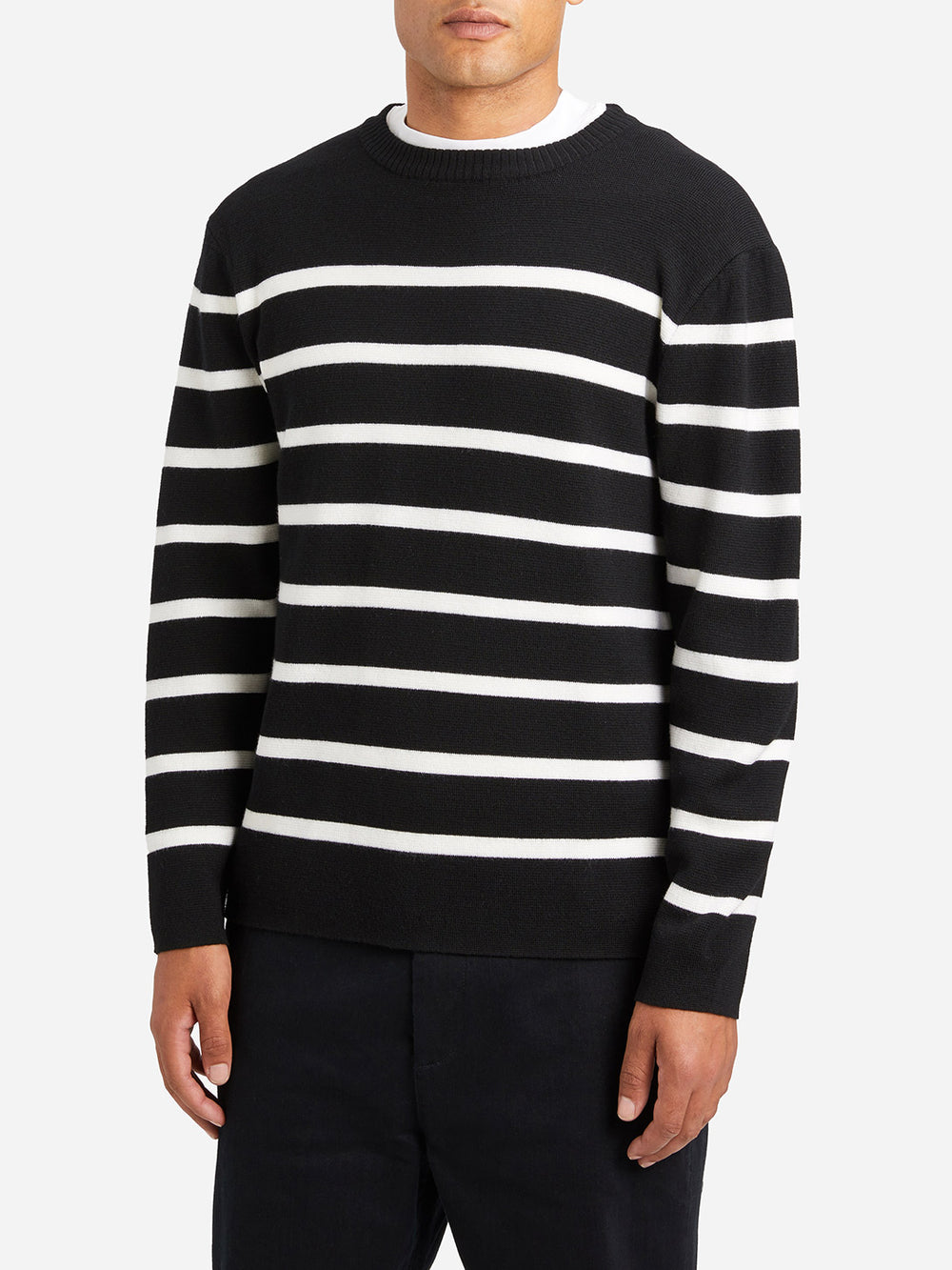 JET BLACK mens sweater chapman sweater black