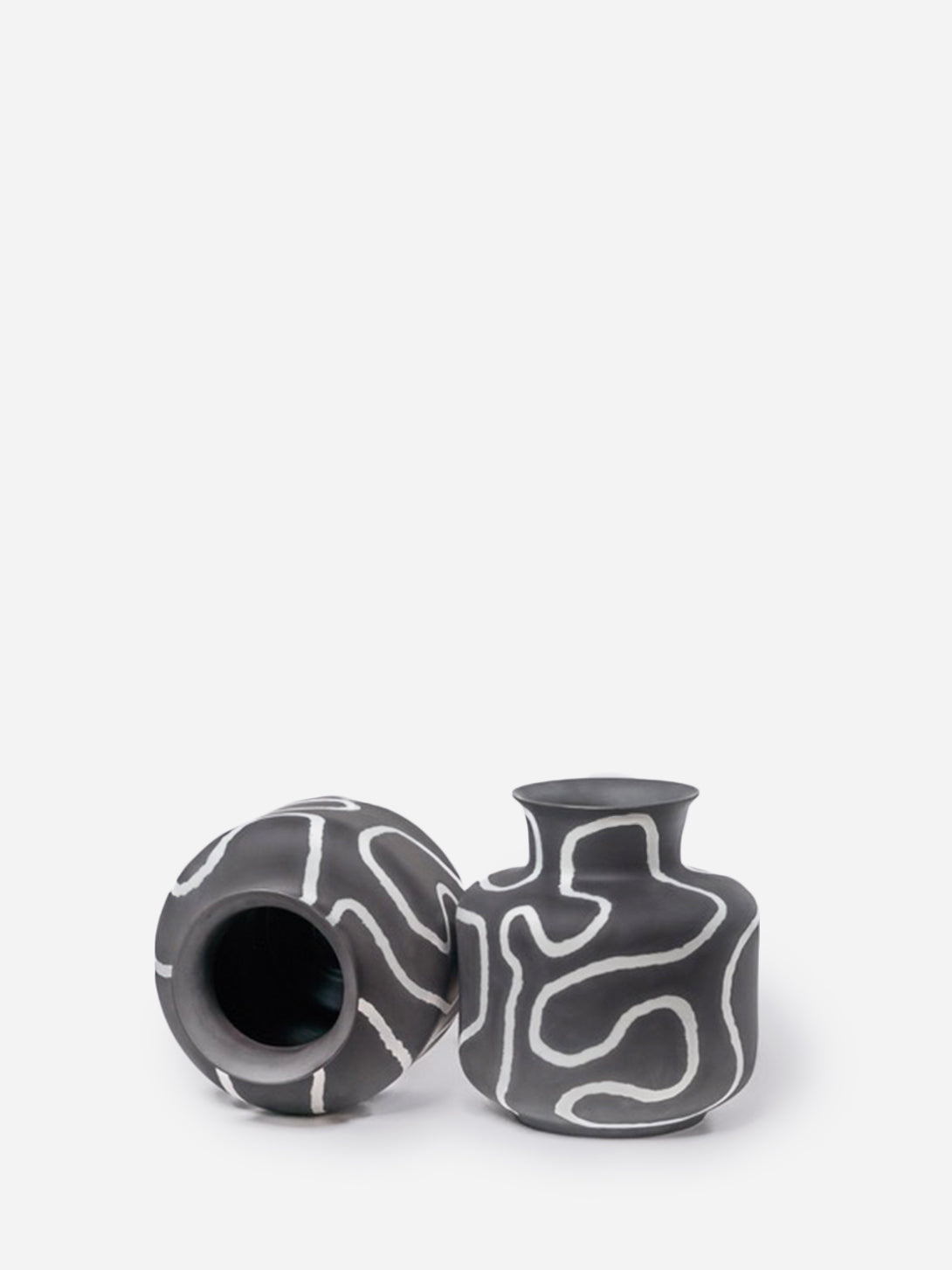 BLACK Monk Vase middle kingdom memphis vase