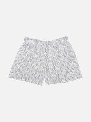 White Organic Cotton Cubes Boxer Druthers O.N.S Clothing