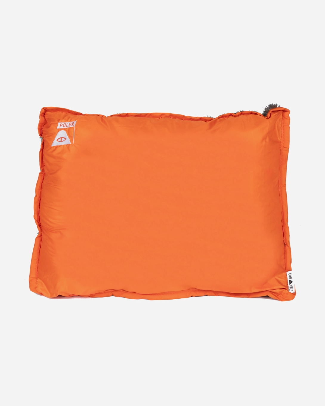Orange Poler Camp Pillow