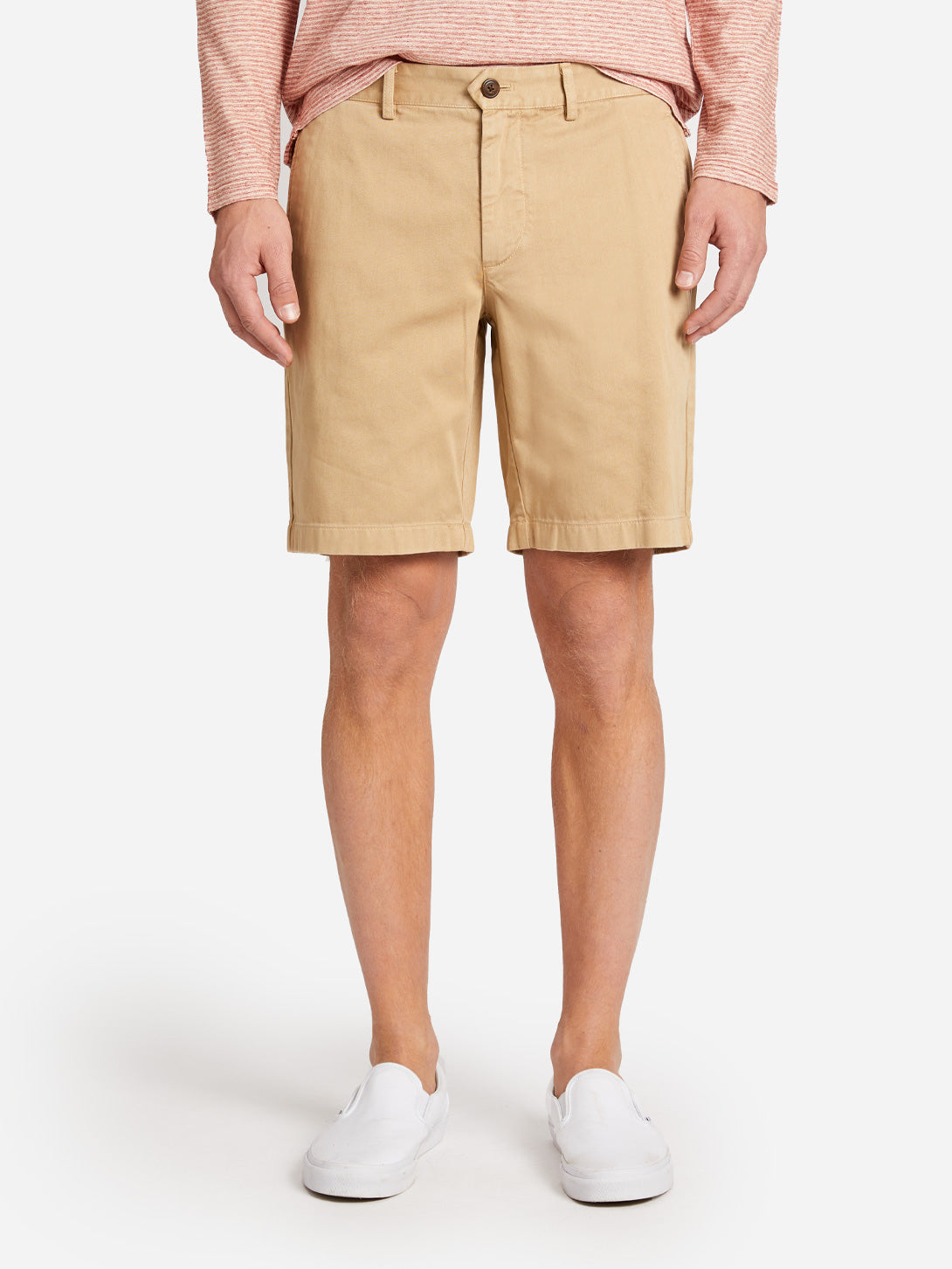 CAMEL TWILL MODERN SHORT