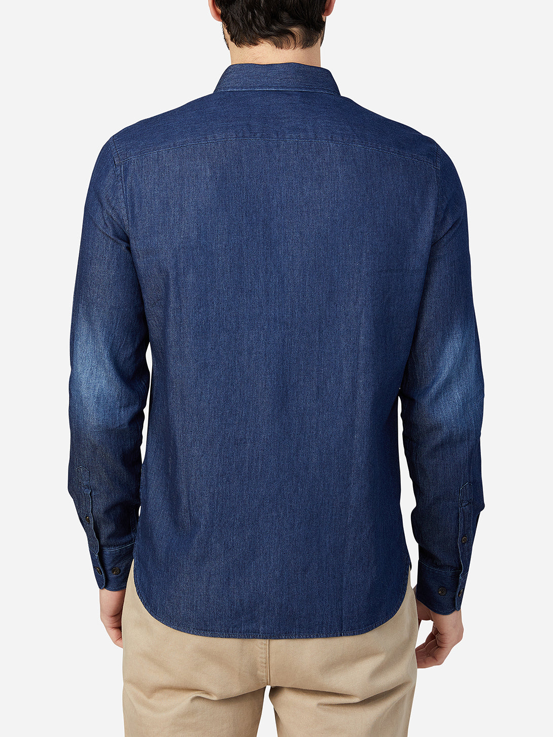 DARK BLUE oxford shirt mens dress shirts adrian denim oxford shirt ons clothing 