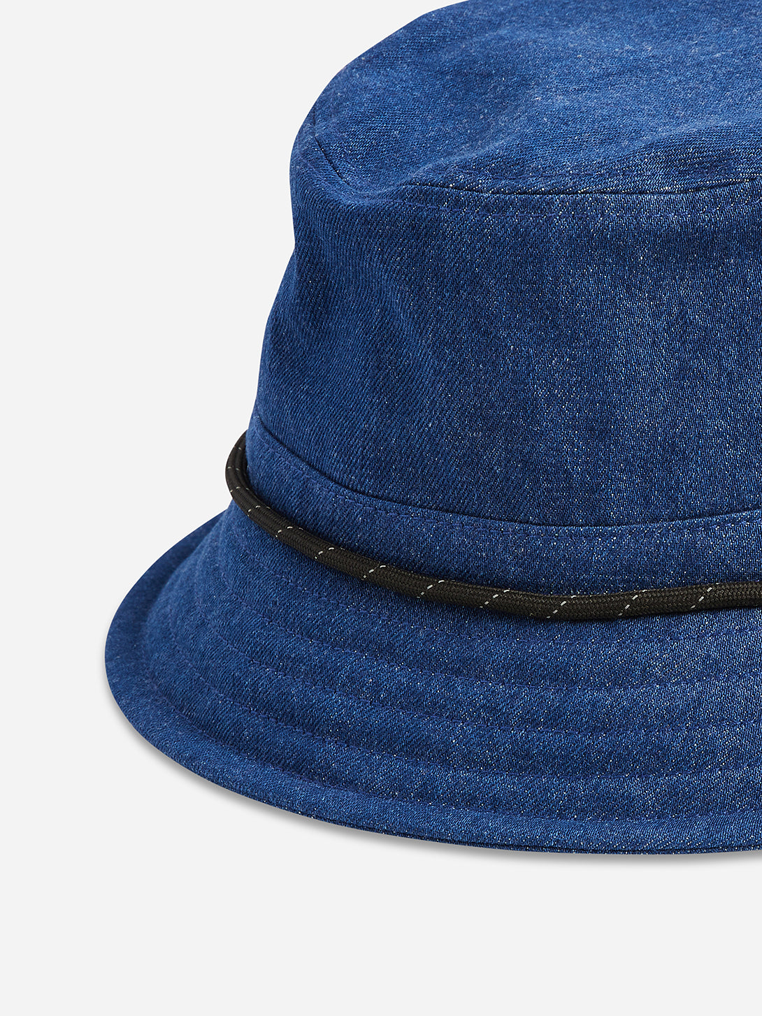 Denim Bucket Hat in Washed Indigo