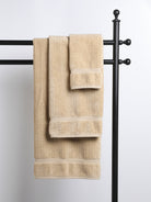 Beige SS22 Kapok Comfort Lattice Towel Med