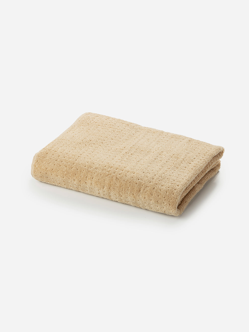 Beige SS22 Kapok Comforts Lattic Towel Large