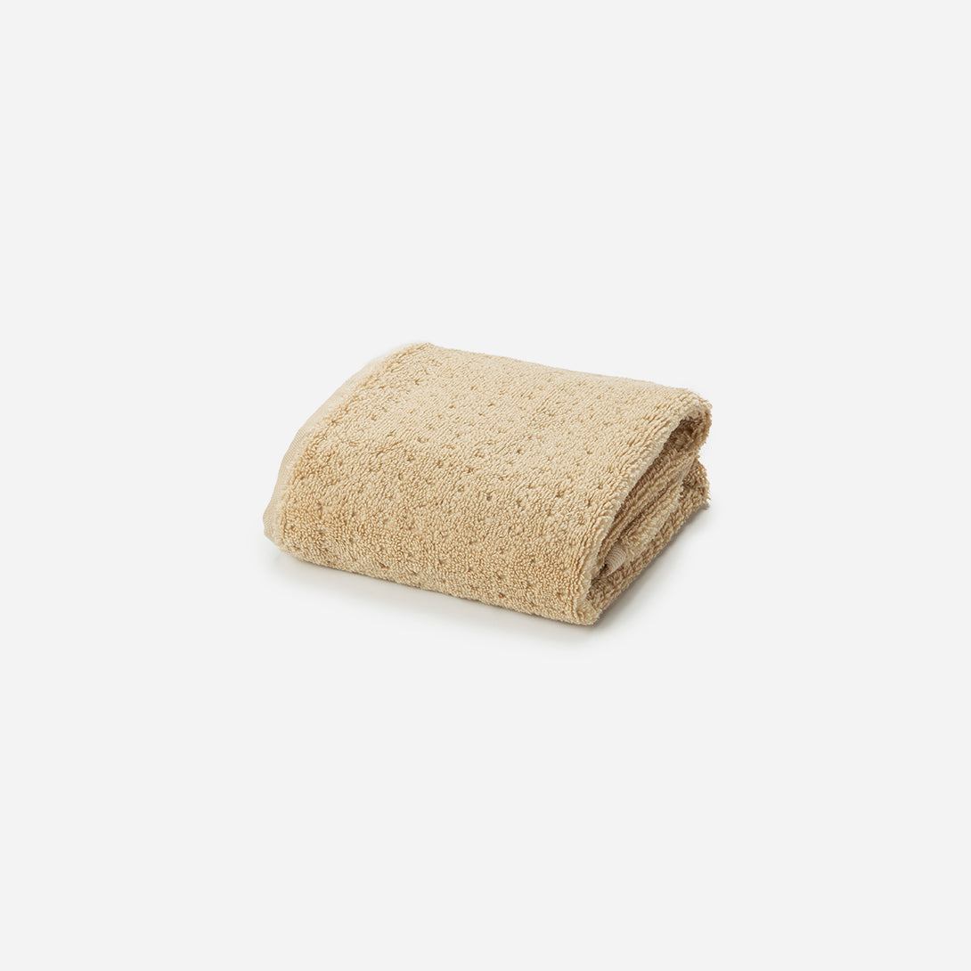 Beige SS22 Kapok Comfort Lattice Small Towel