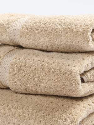 Beige SS22 Kapok Comfort Lattice Small Towel