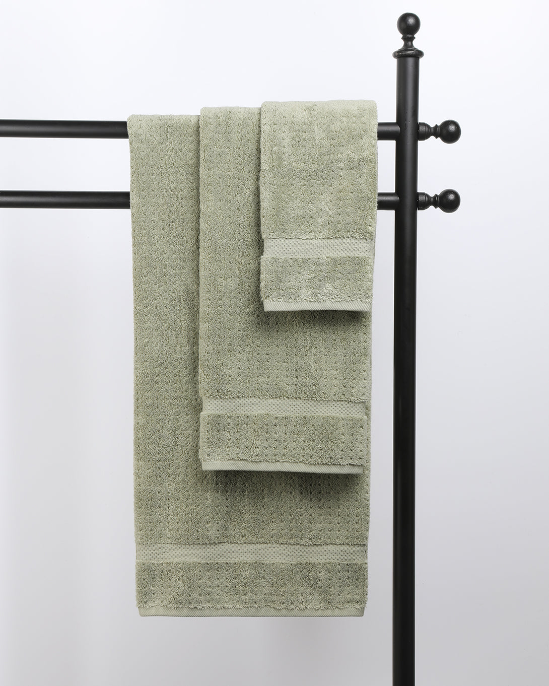 Minty Green SS22 Kapok Comfort Lattice Small Towel