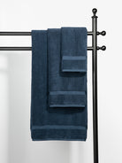 Navy SS22 Kapok Comforts Lattic Towel Large