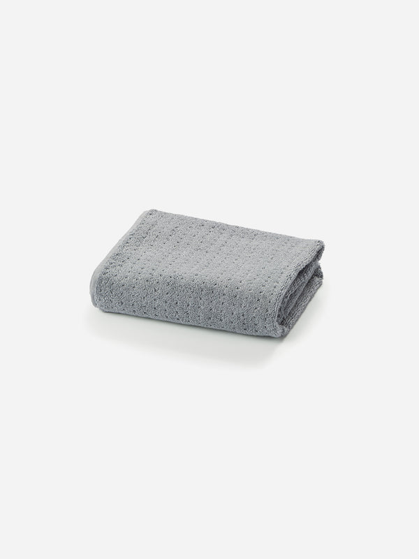Silver Grey SS22 Kapok Comfort Lattice Towel Med