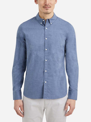 Navy Fulton Shirt ONS Clothing Menswear NYC SS22 Spring/summer 22