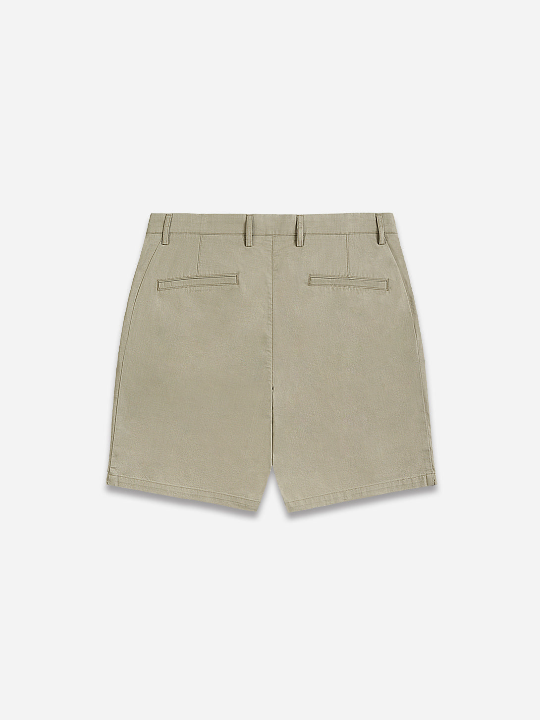 Khaki Modern Cotton Slub Shorts Men's O.N.S SS23