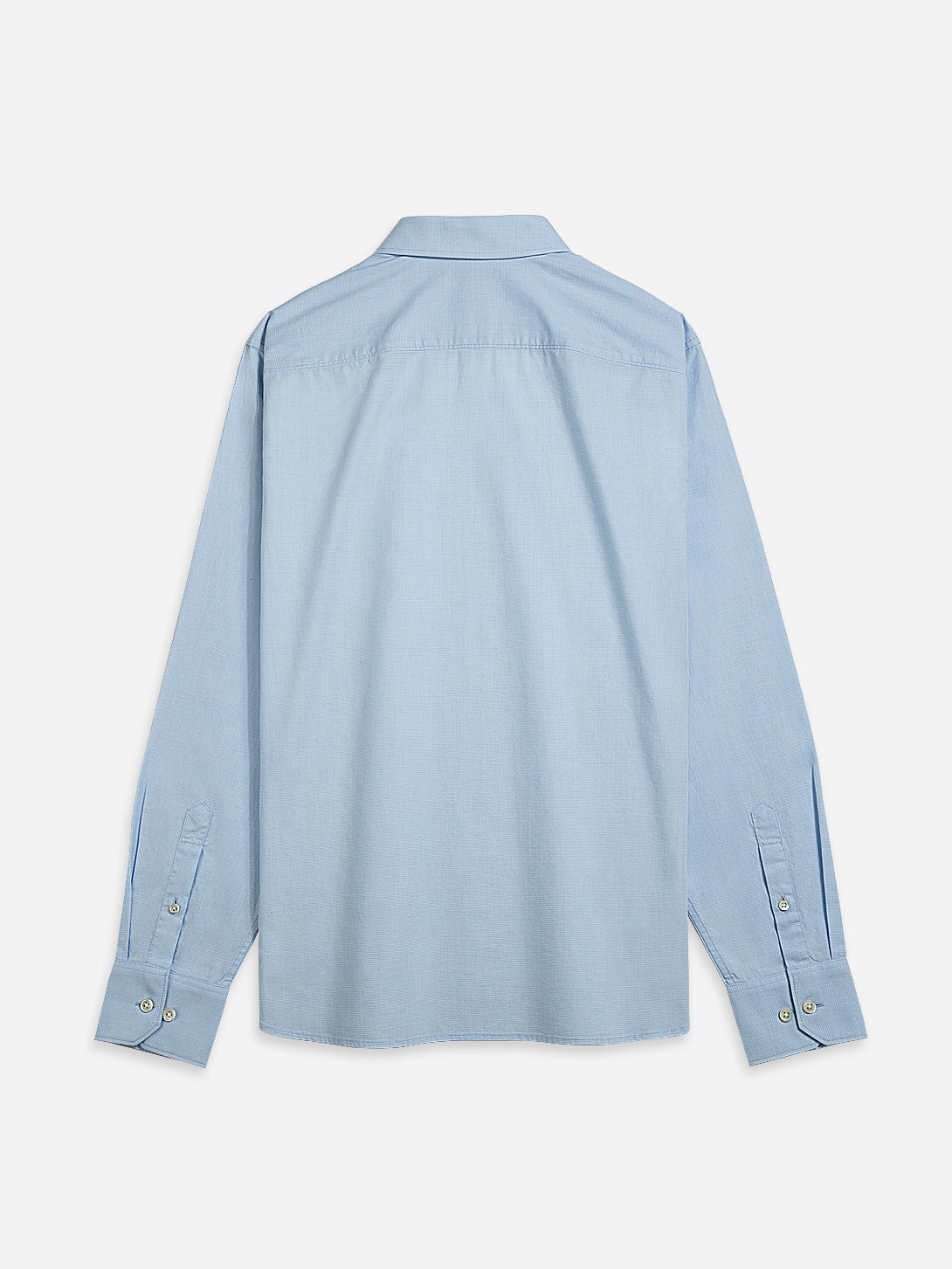 Infinity Adrian Dobby Blue Button Up Shirt Mens O.N.S SS23